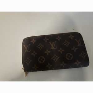 Brown Monogram Large Double Zip Wallet